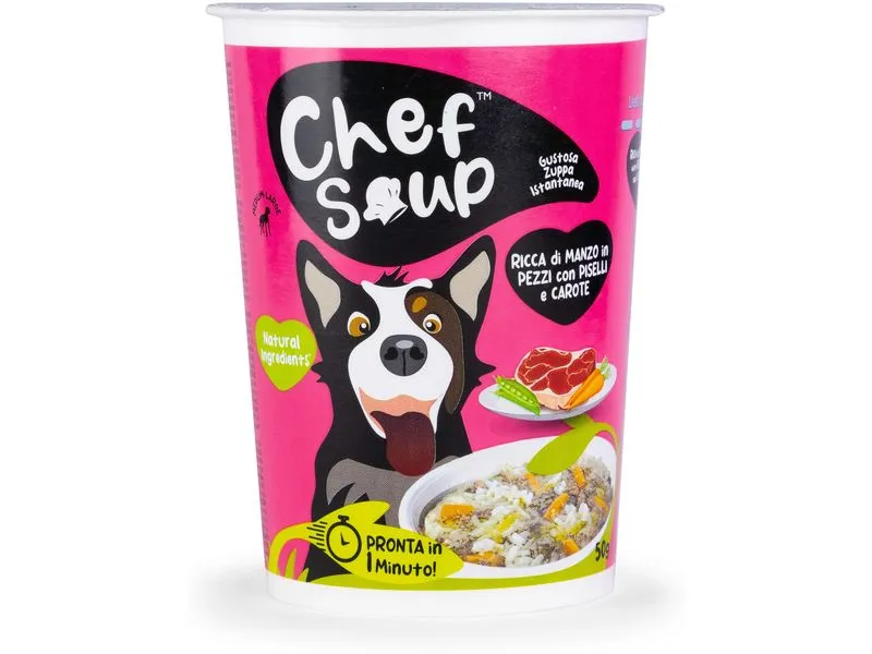 Chef Soup Rind, Erbse, Karotte 50 g Chef Soup Rind, Erbse, Karotte 50 g