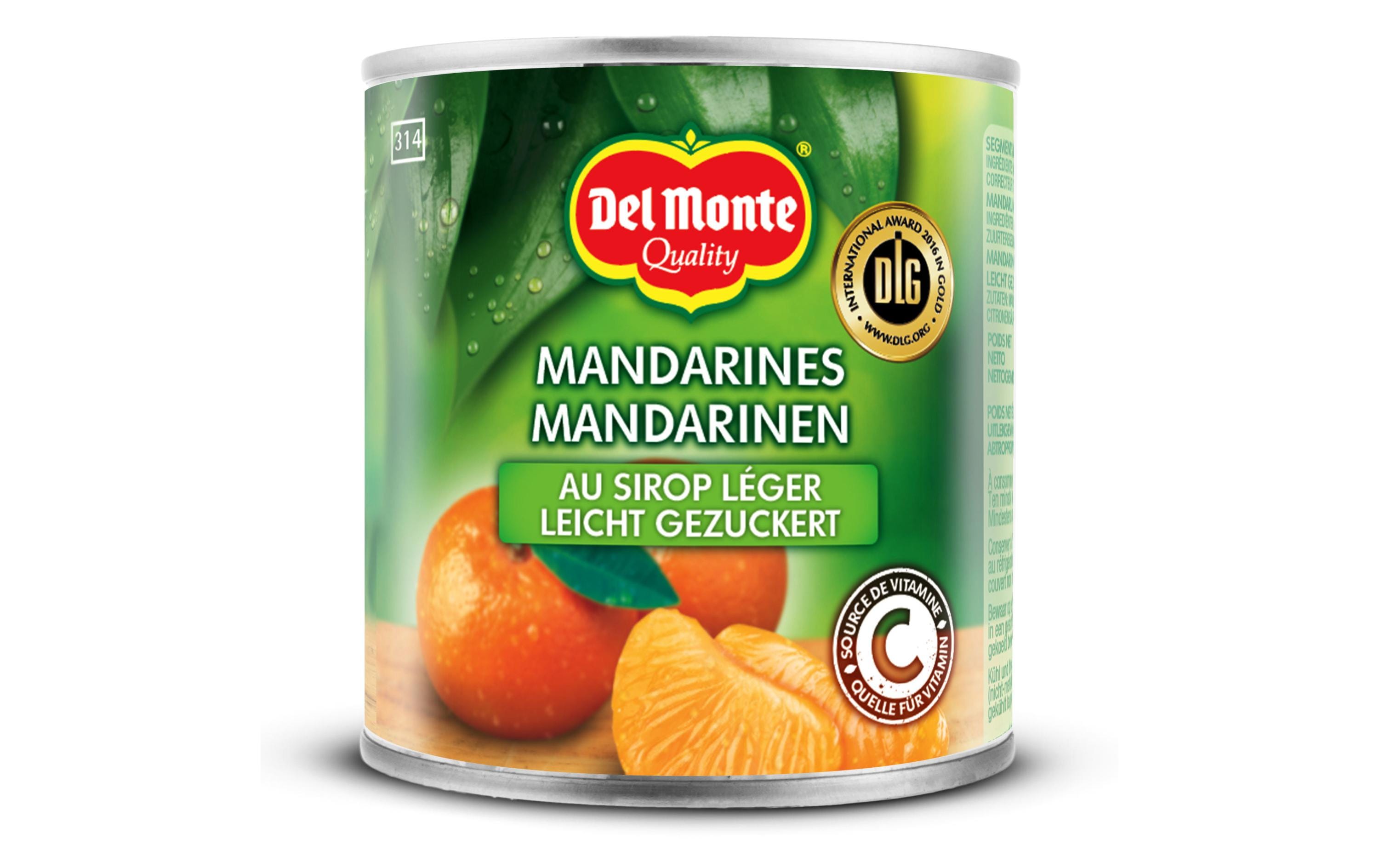 Del Monte Dose Mandarinen leicht gezuckert 175 g