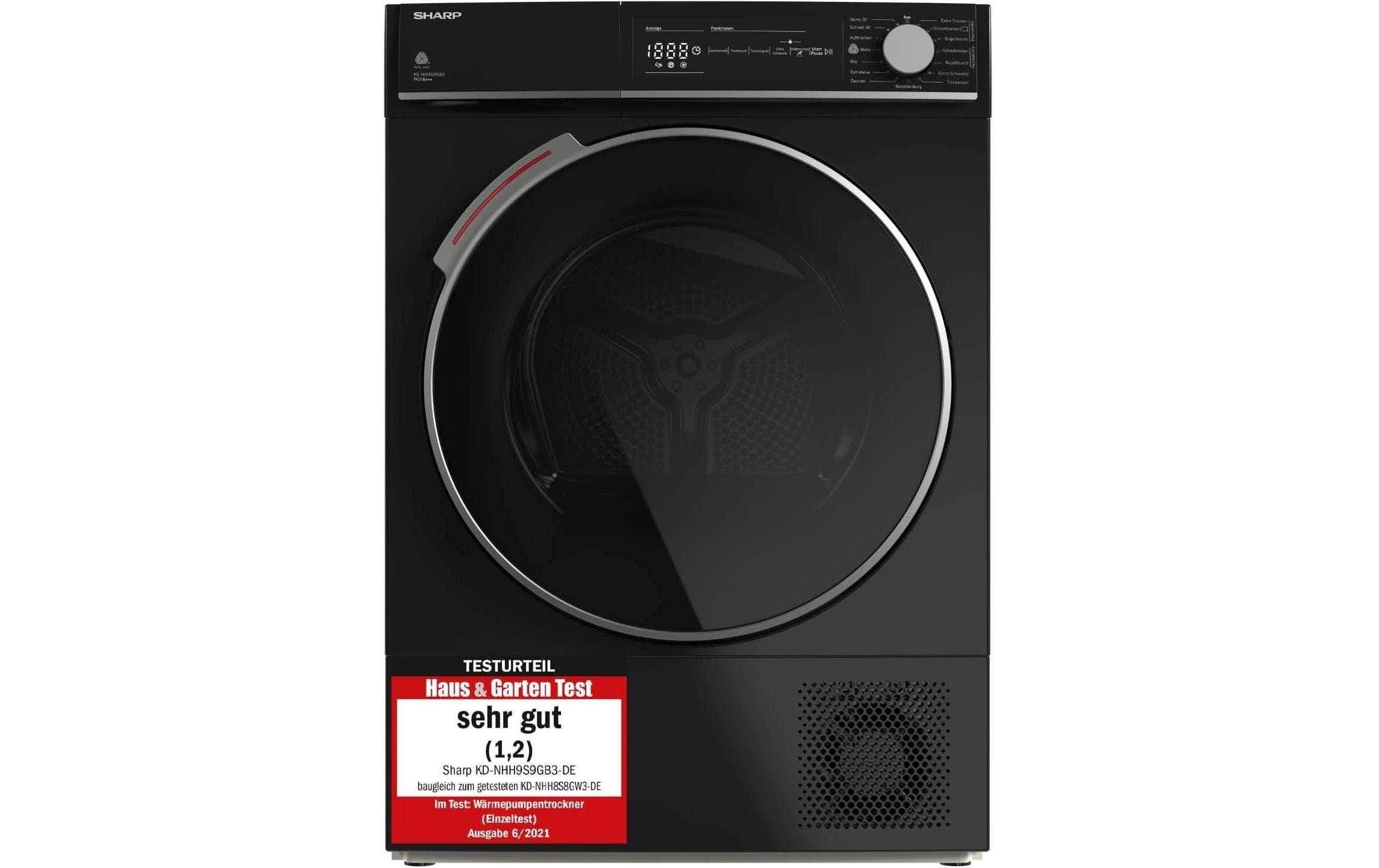 Sharp Wäschetrockner KD-NHH9S9GB3 Rechts