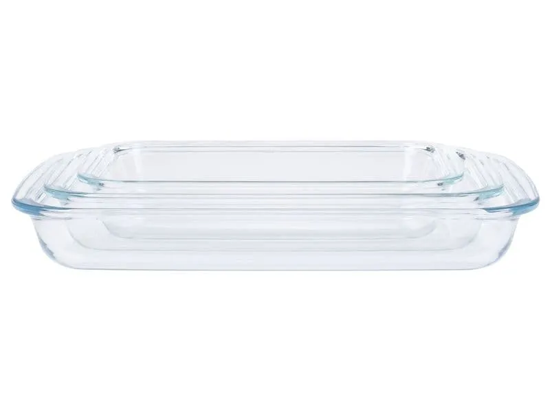 FURBER Auflaufform-Set Glas, 3 Stück, Eckig FURBER Auflaufform-Set Glas, 3 Stück, Eckig