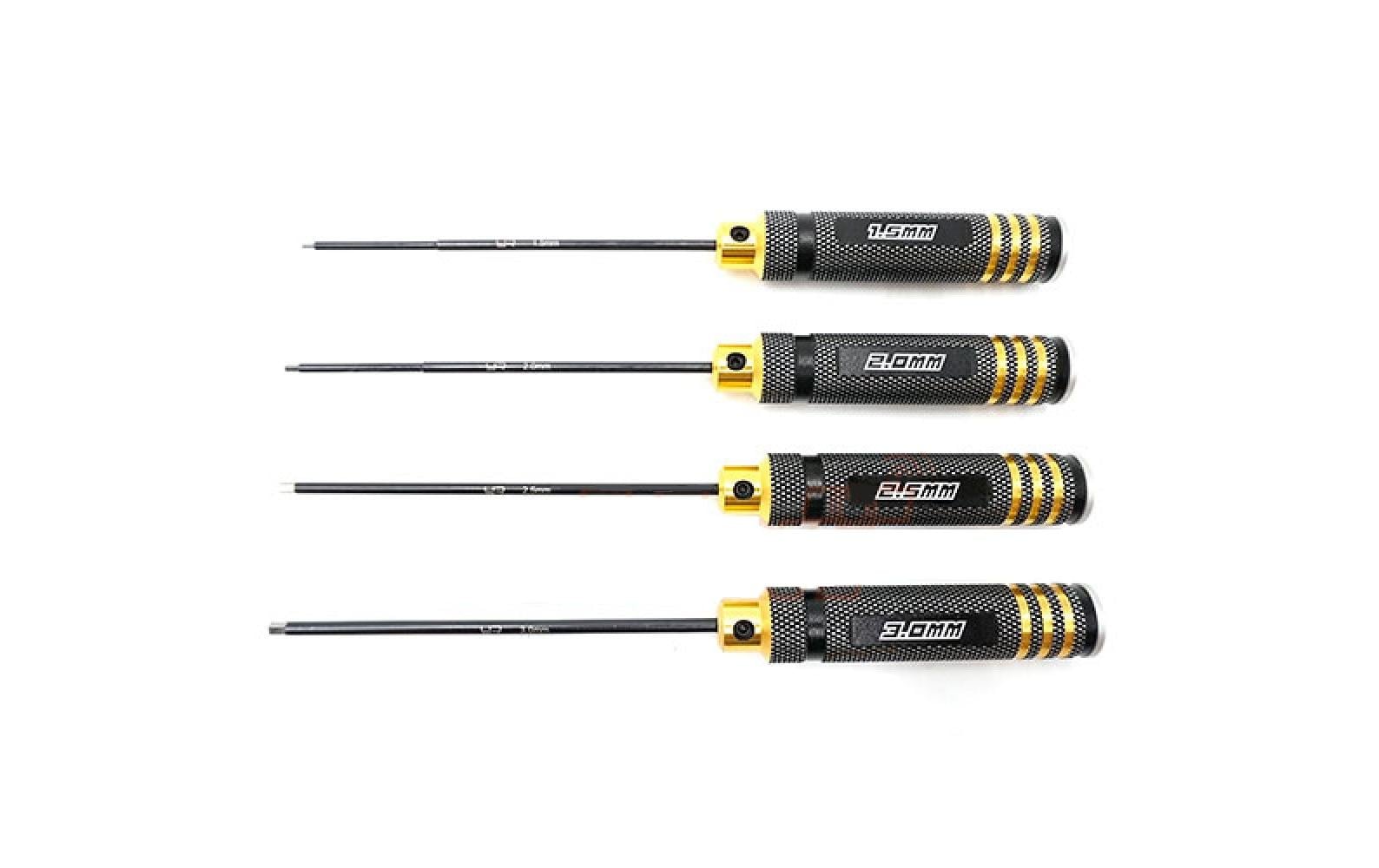 Yeah Racing Schraubenzieher-Set Innensechskant 1.5 / 2.0 / 2.5 / 3.0 Yeah Racing Schraubenzieher-Set Innensechskant 1.5 / 2.0 / 2.5 / 3.0