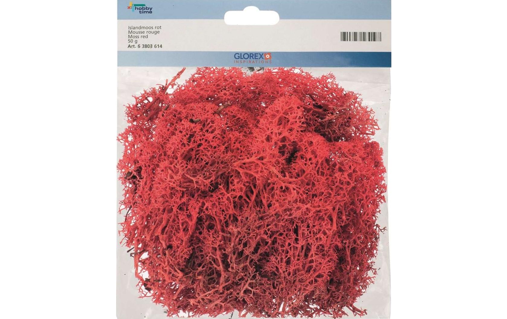 Glorex Moos Island Rot Glorex Moos Island Rot