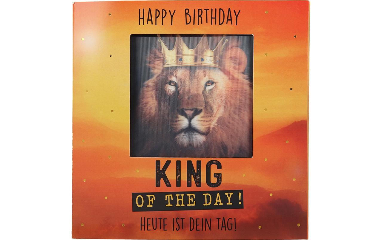 Depesche Musikkarte mit Licht Happy Birthday, King of the day