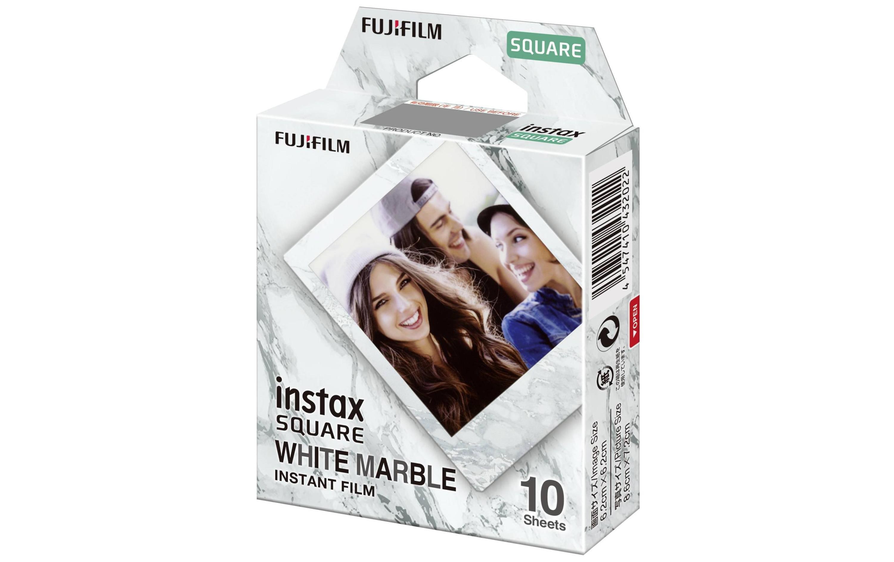 Fujifilm Sofortbildfilm Instax Square 10 Blatt Marmor