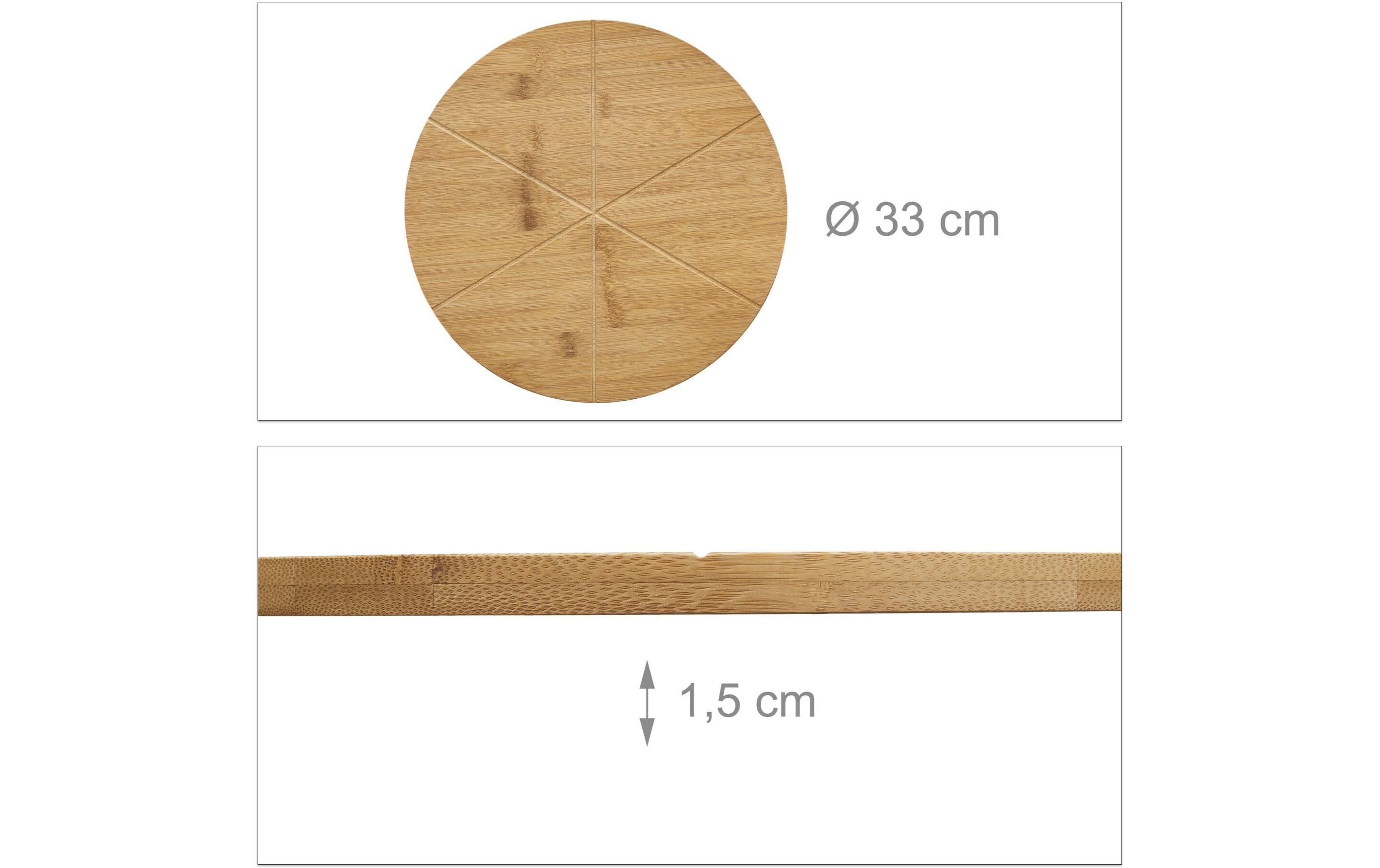 relaxdays Schneidebrett 33 cm x 33 cm