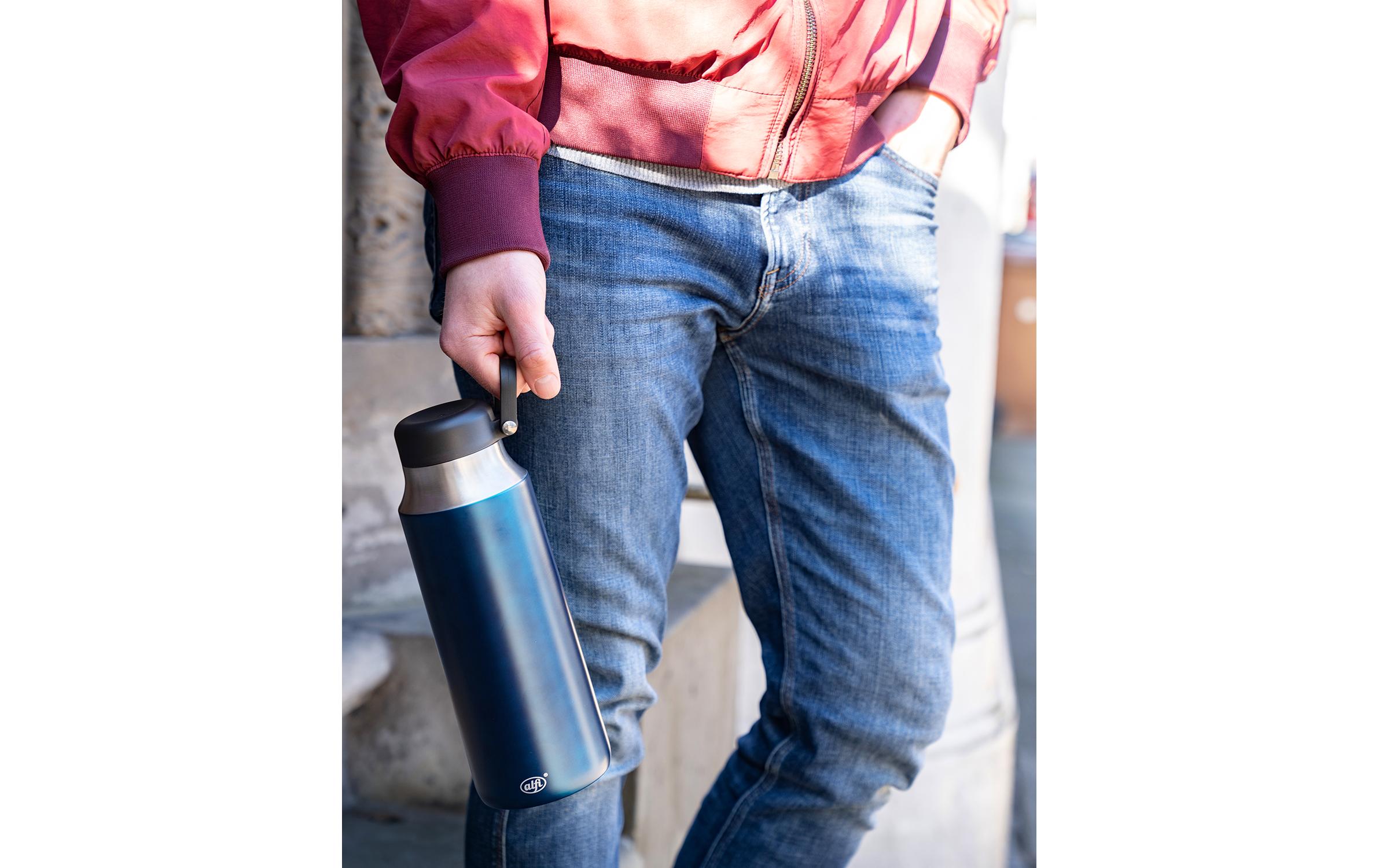 Alfi Thermosflasche Tea 900 ml, Dunkelblau