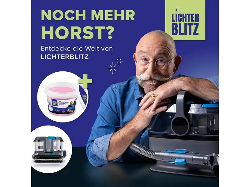 Lichterblitz Fensterreiniger manuell 3in1 Grau Blau Lichterblitz Fensterreiniger manuell 3in1 Grau Blau