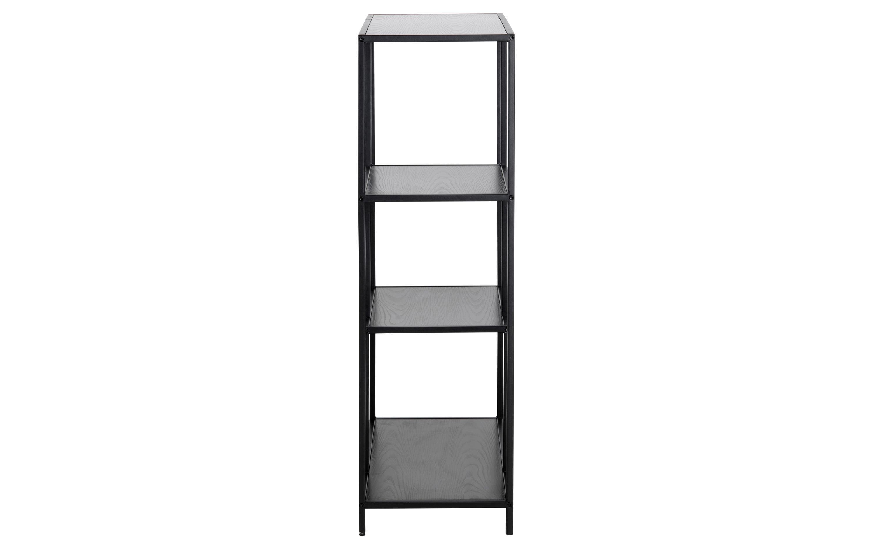 AC Design Regal Seaford 77 x 35 x 114 cm, Schwarz