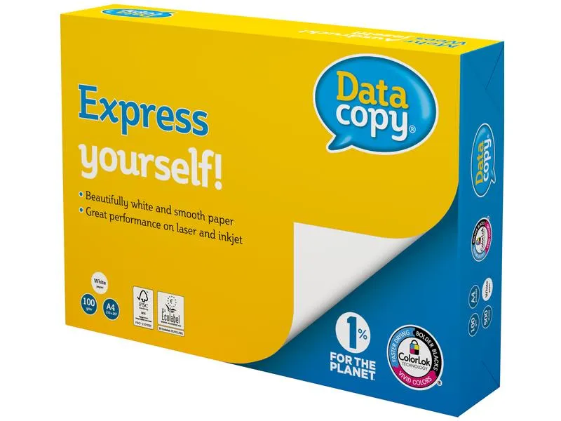 Antalis Kopierpapier Data Copy A4 Hochweiss 100 g/m², 500 Blatt Antalis Kopierpapier Data Copy A4 Hochweiss 100 g/m², 500 Blatt