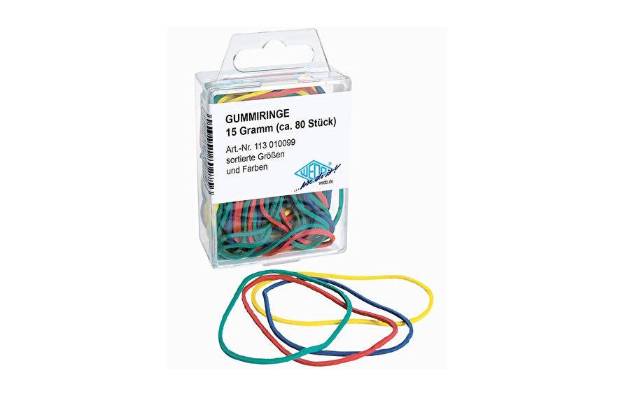 WEDO Gummiband verschiedene Grössen, bunt WEDO Gummiband verschiedene Grössen, bunt