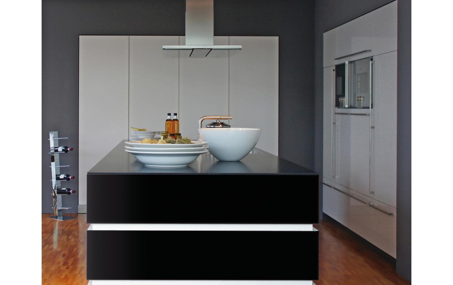 d-c-fix Designfolie Uni Lack Schwarz