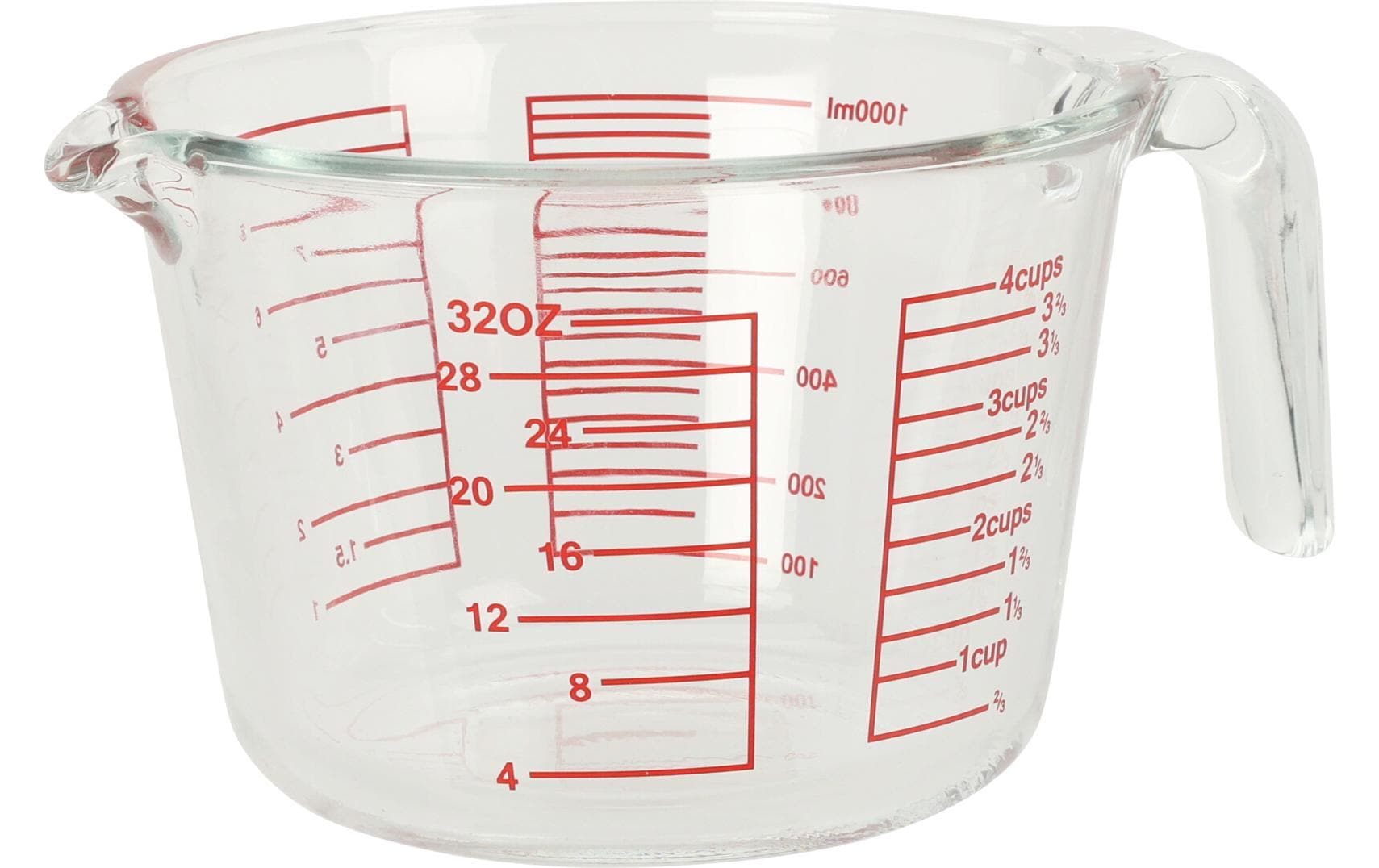 Nize Messbecher 1 Liter, Transparent