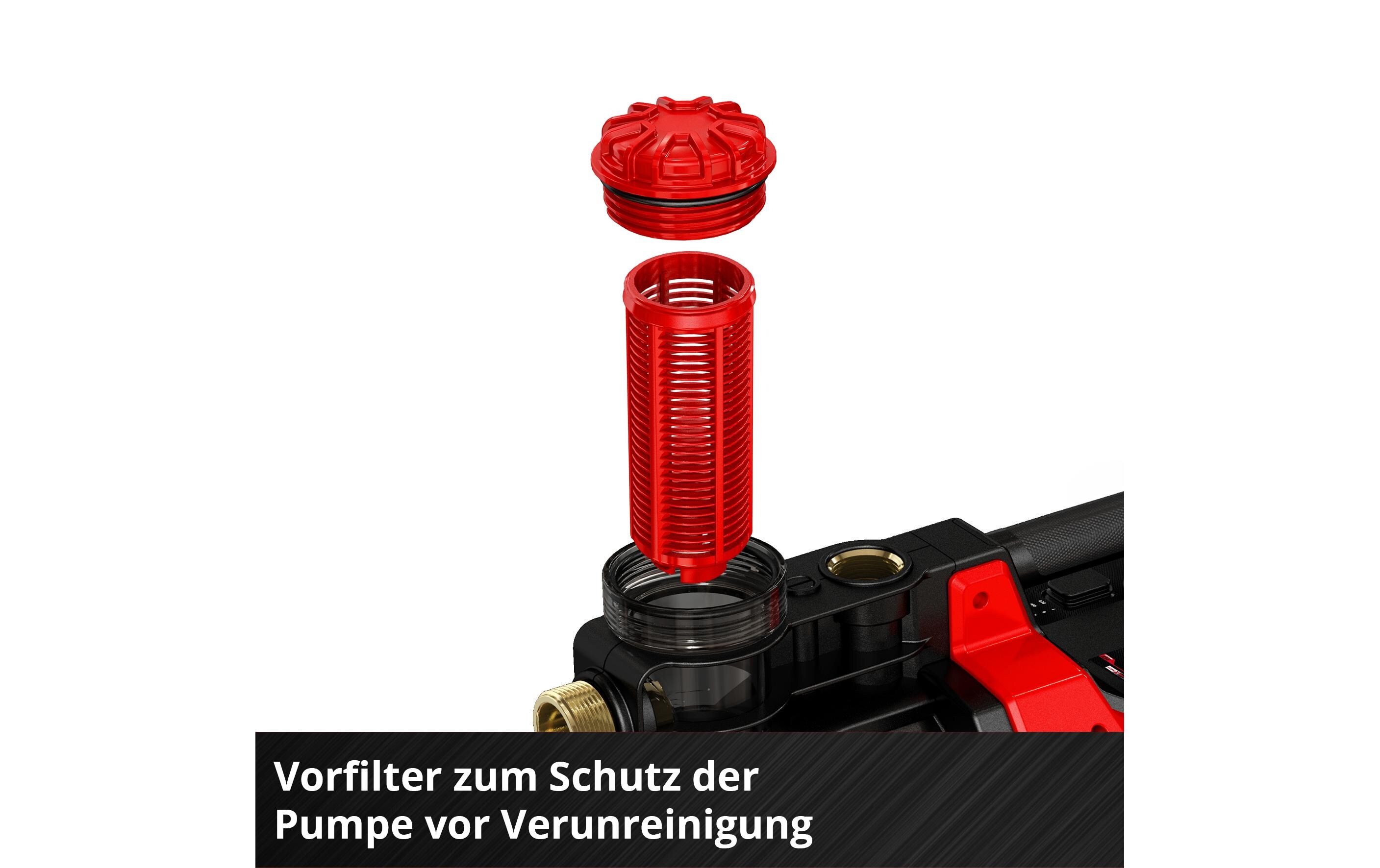 Einhell Akku-Gartenpumpe AQUINNA 18/30 F LED