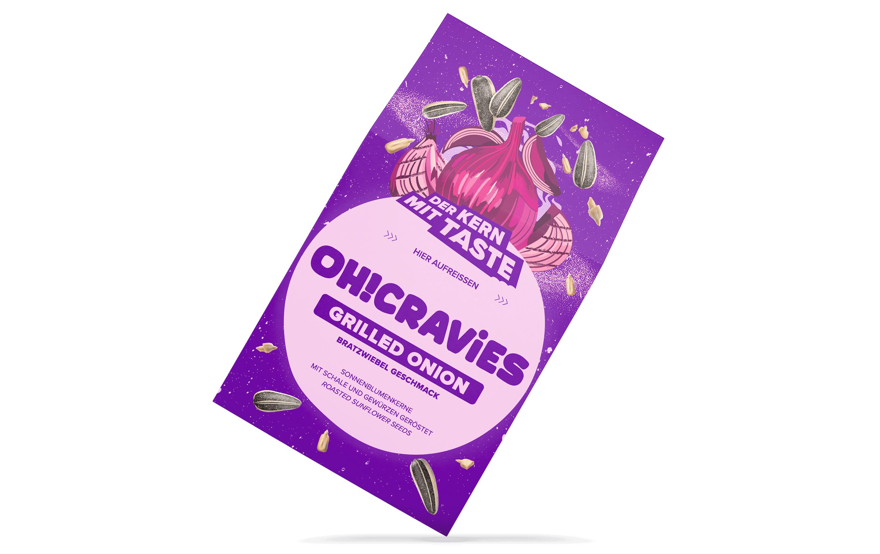 Cravies Sonnenblumenkerne Grilled Onion 60 g