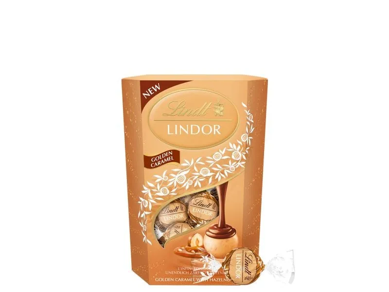 Lindt Pralinen Lindor Golden Caramel 200 g
