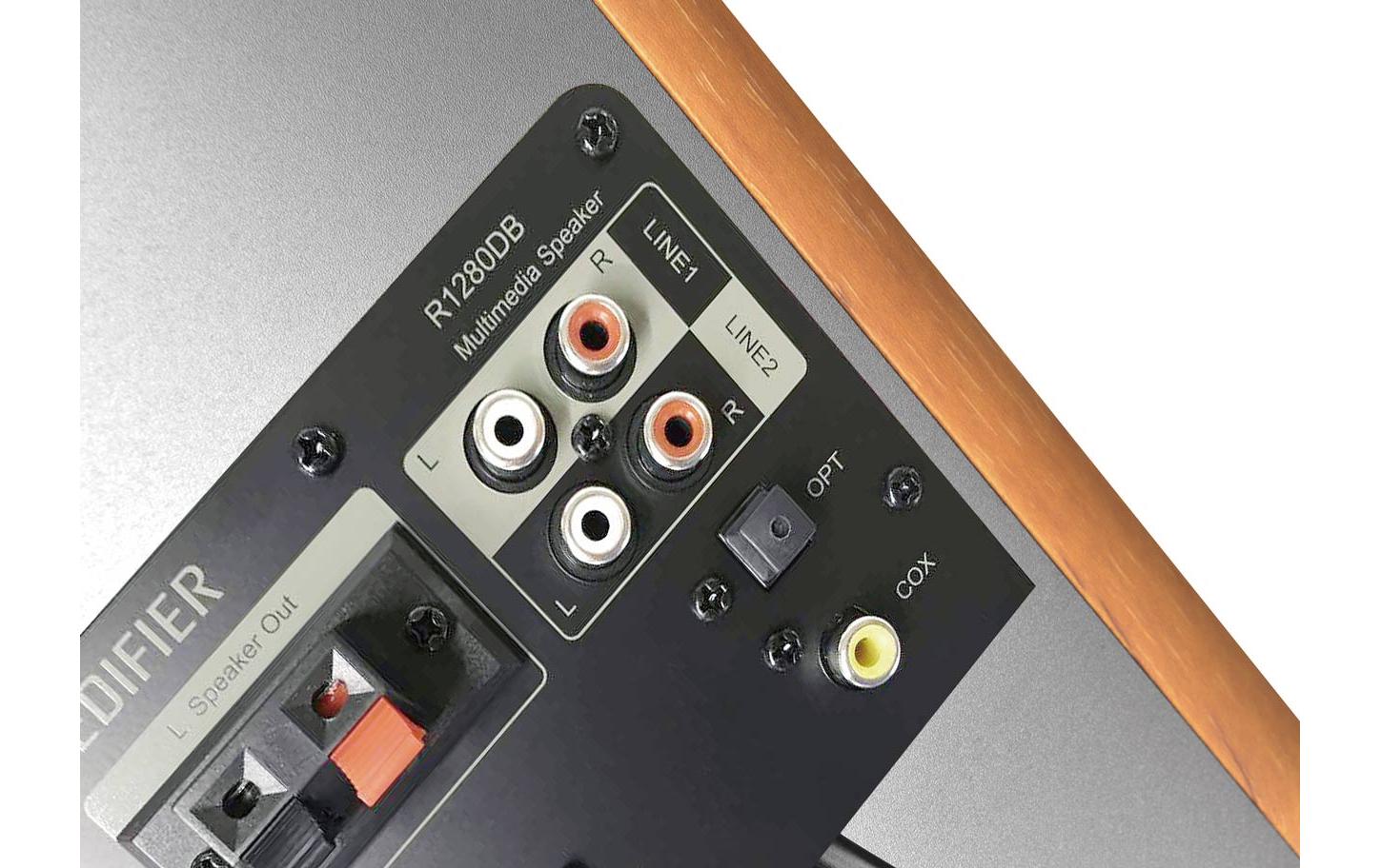 Edifier Regallautsprecher Paar R1280DB Braun