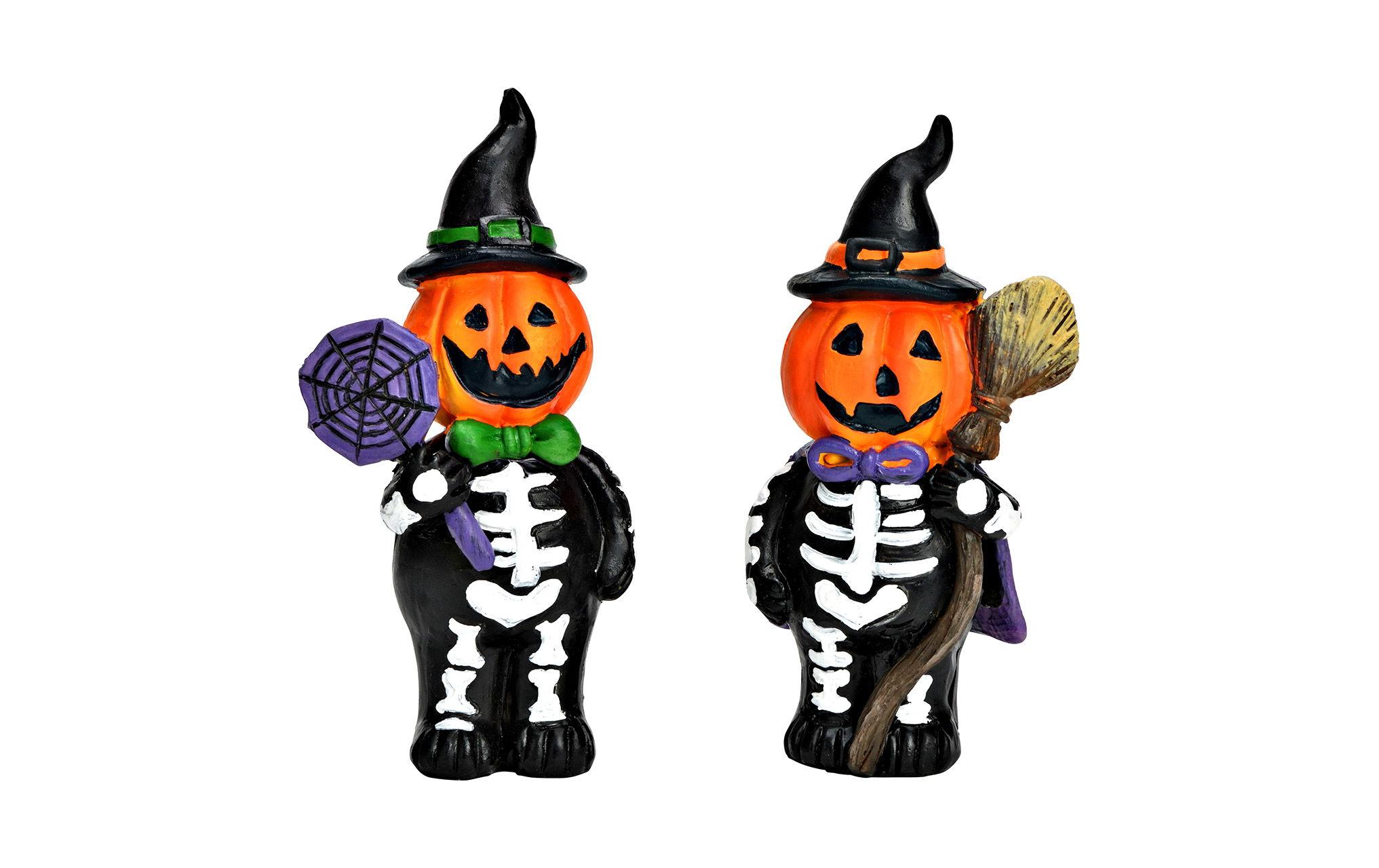 G. Wurm Halloweenfigur Skelett assortiert 1 Stück, assortiert