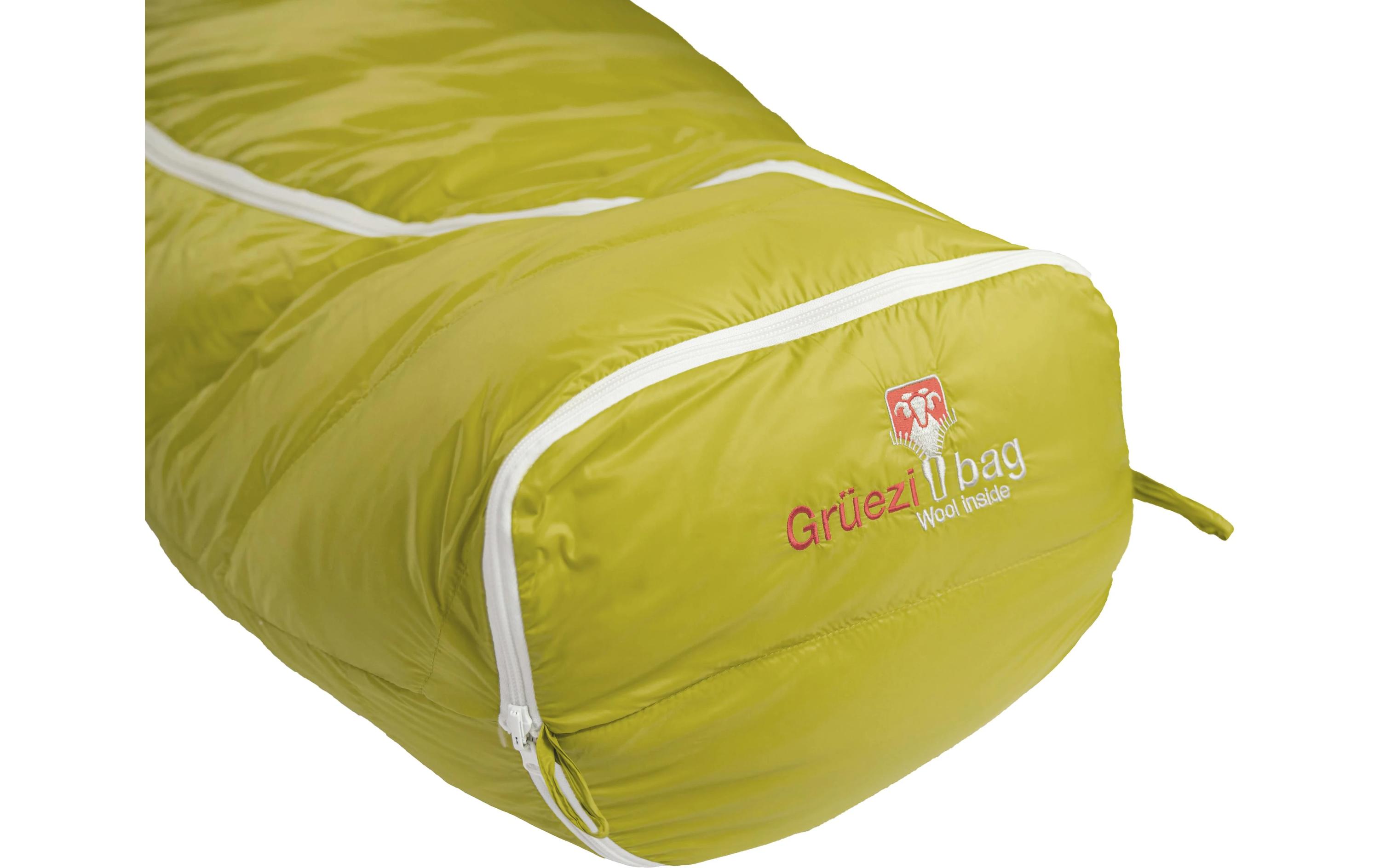 Grüezi Bag Kinderschlafsack Biopod DownWool KidsTeen Citron
