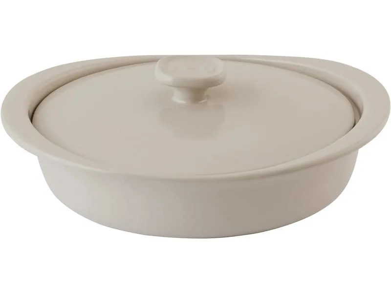 BergHOFF Auflaufform mit Deckel Leo Balance MM Rund, Beige