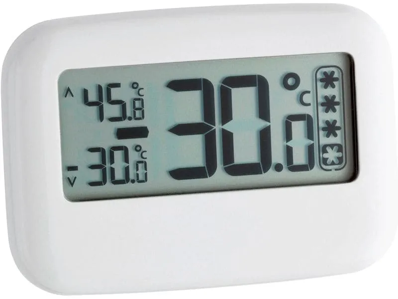 TFA Dostmann Kühlthermometer Digital Kunststoff Weiss TFA Dostmann Kühlthermometer Digital Kunststoff Weiss