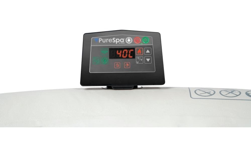 Intex 4-Personen Glow Deluxe Round Bubble Spa Set Ø 196