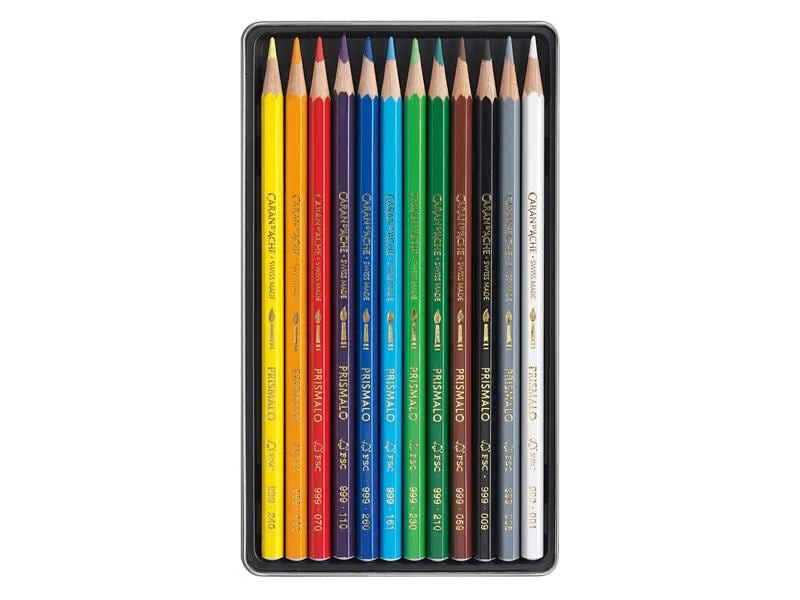 Caran d'Ache Farbstifte Prismalo 12 Stück Caran d'Ache Farbstifte Prismalo 12 Stück