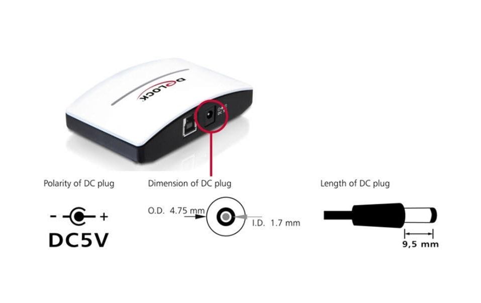 Delock USB-Hub 61762 USB 3.0 - 4x Typ-A