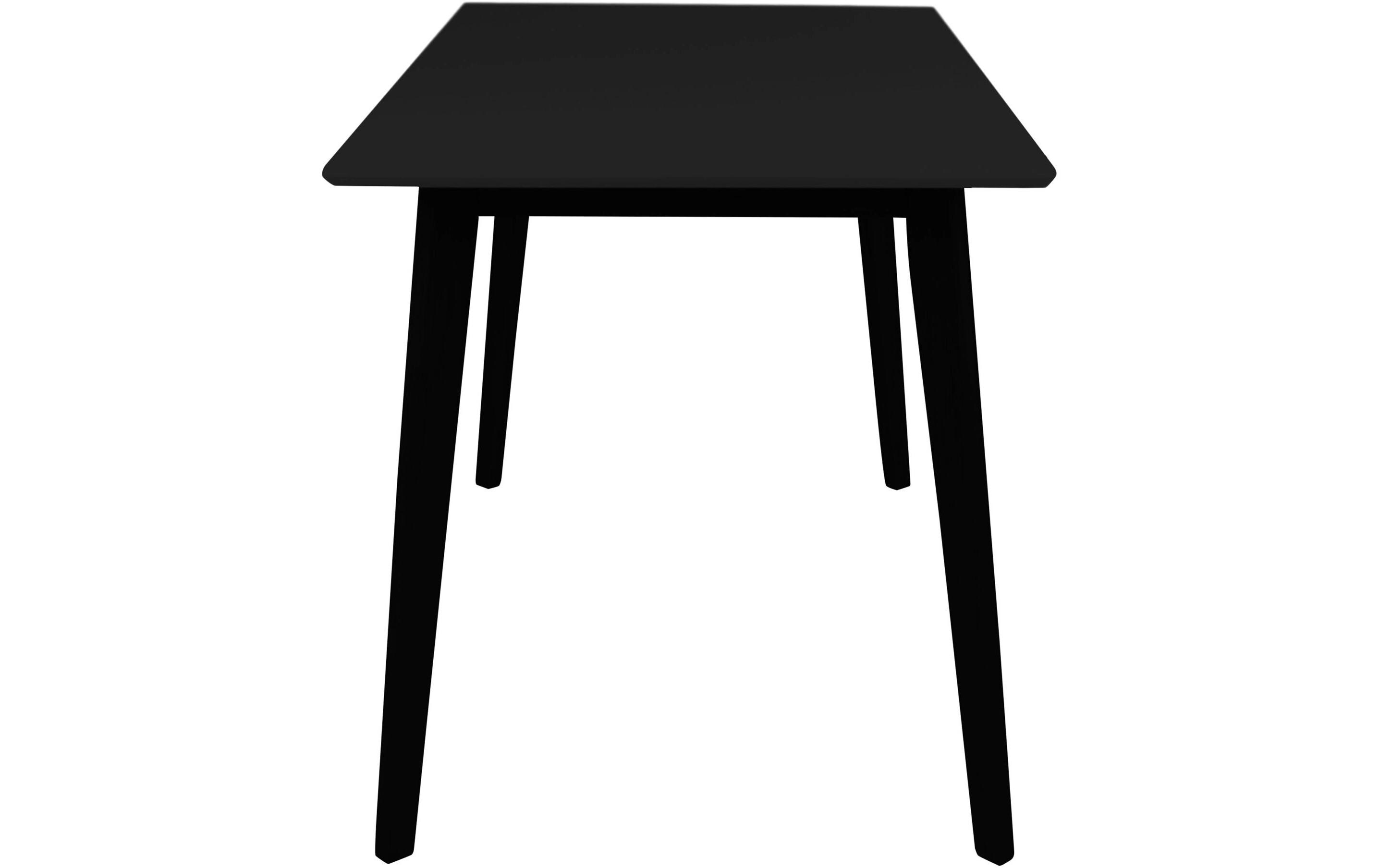 House Nordic Tisch Vojens 120 x 75 cm, Schwarz