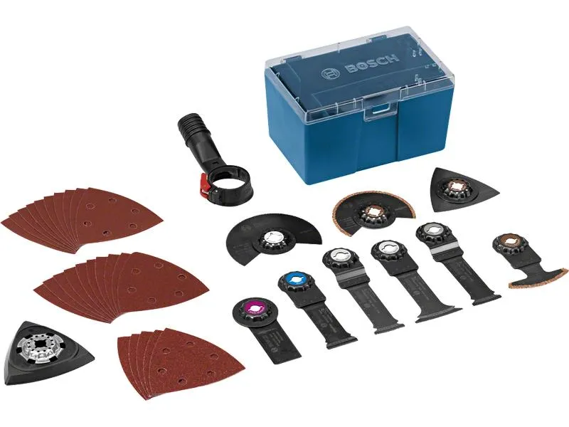 Bosch Professional Oszillierer Multi-Cutter GOP 55-36 inkl. L-BOXX & Zubehör Bosch Professional Oszillierer Multi-Cutter GOP 55-36 inkl. L-BOXX & Zubehör