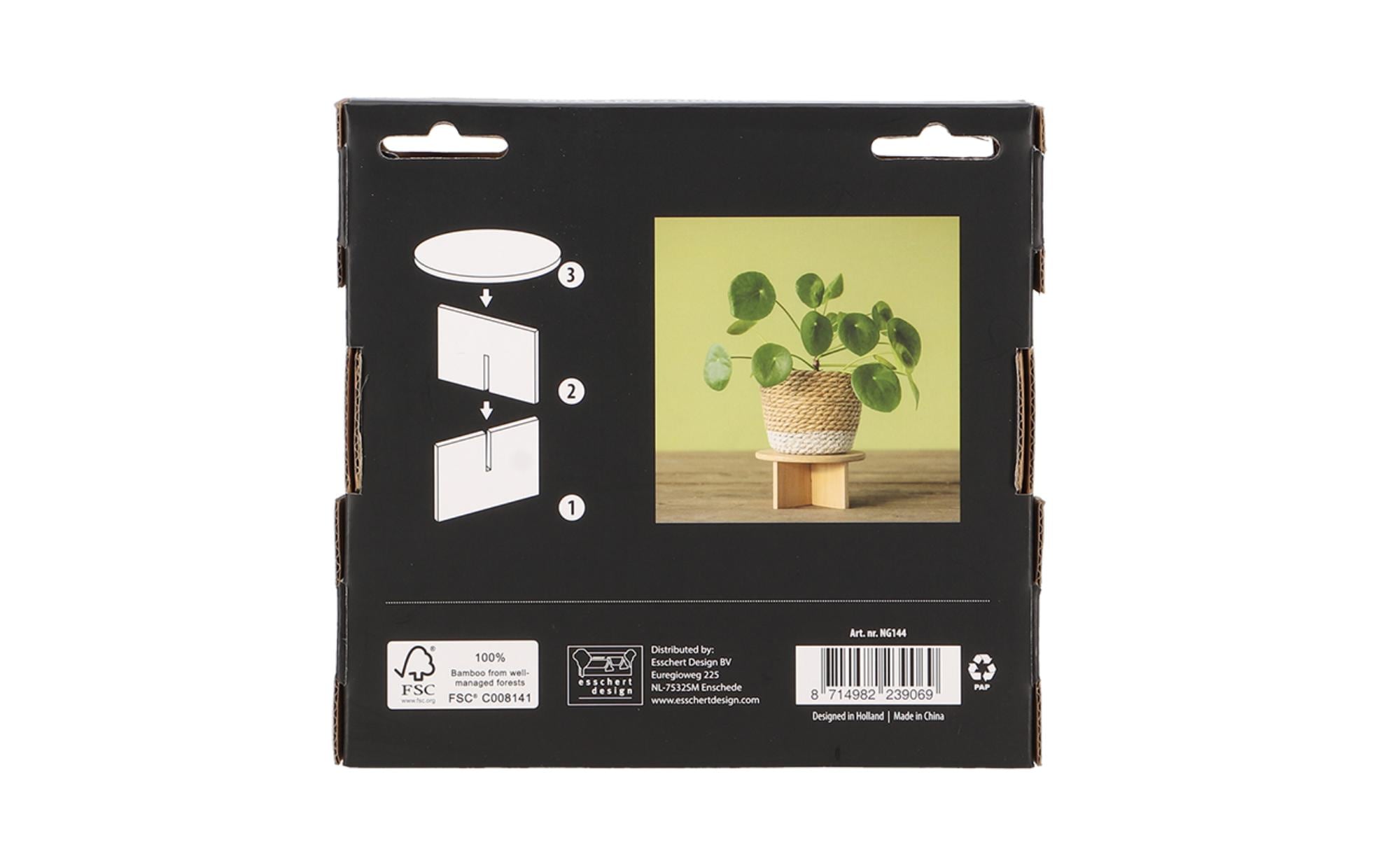 Esschert Design Pflanzenständer S Ø 18 cm, Nature