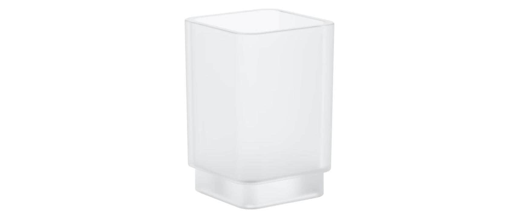 GROHE Zahnputzbecher Selection Cube Weiss matt GROHE Zahnputzbecher Selection Cube Weiss matt