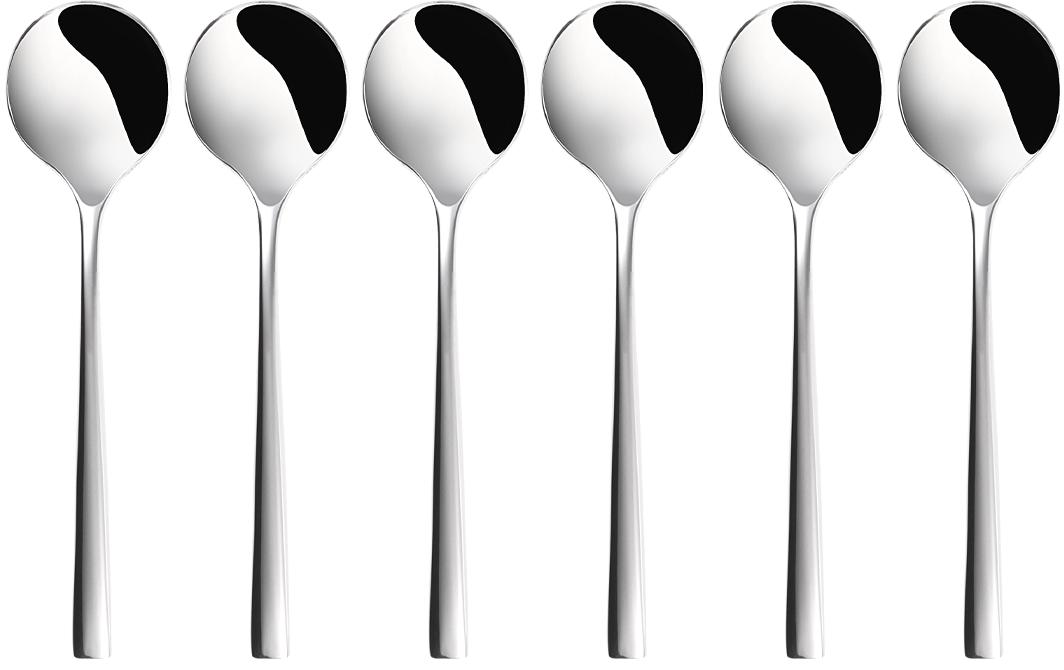 Sola Eierlöffel 6 Stück, Silber