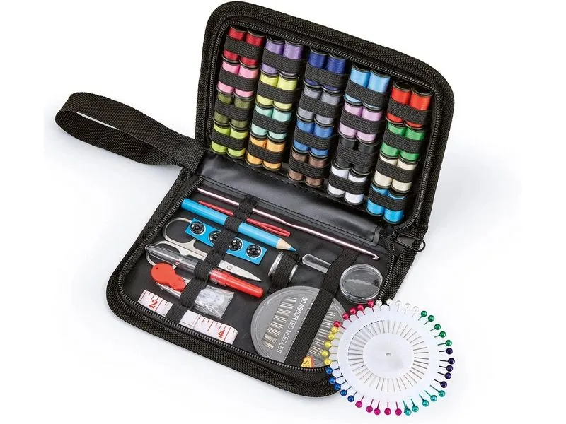 EASYmaxx EASYmaxx Näh-Set schwarz 129-tlg. mit Etui Mehrfarbig
