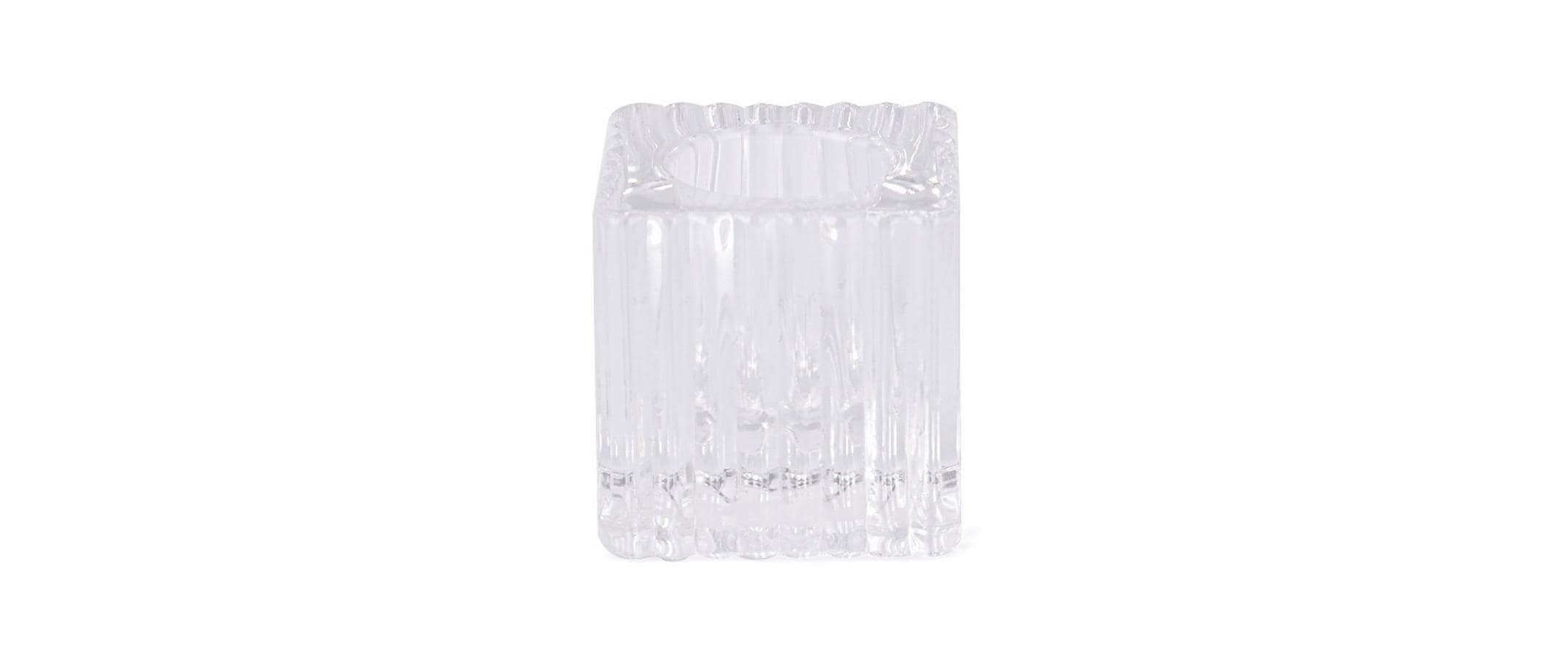 Pajoma Kerzenhalter Welle 1 Stück, Transparent