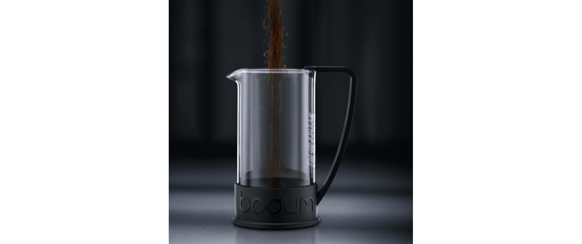 Bodum Kaffeebereiter Brazil Schwarz, 1 l
