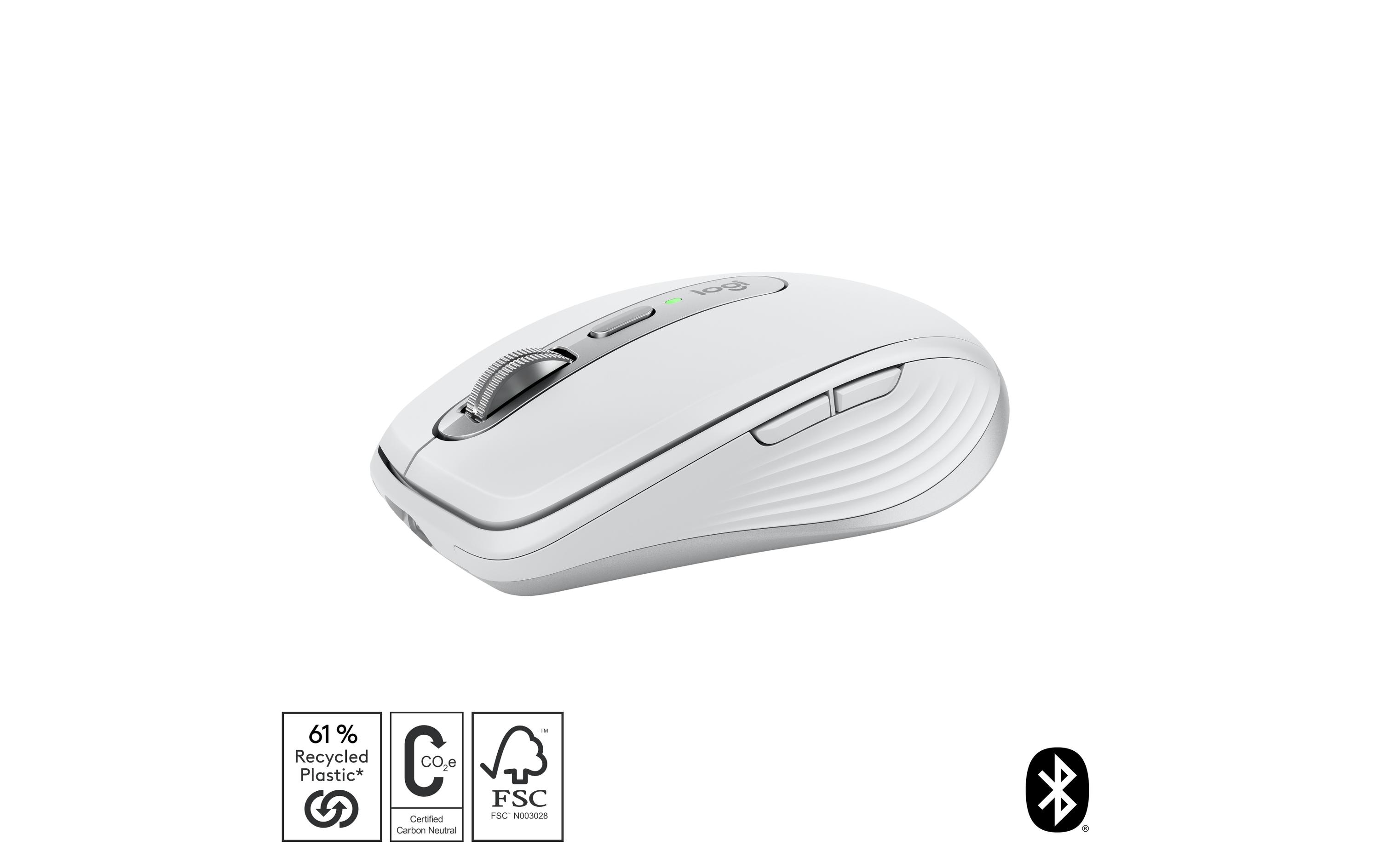 Logitech Mobile Maus MX Anywhere 3s Pale Grey