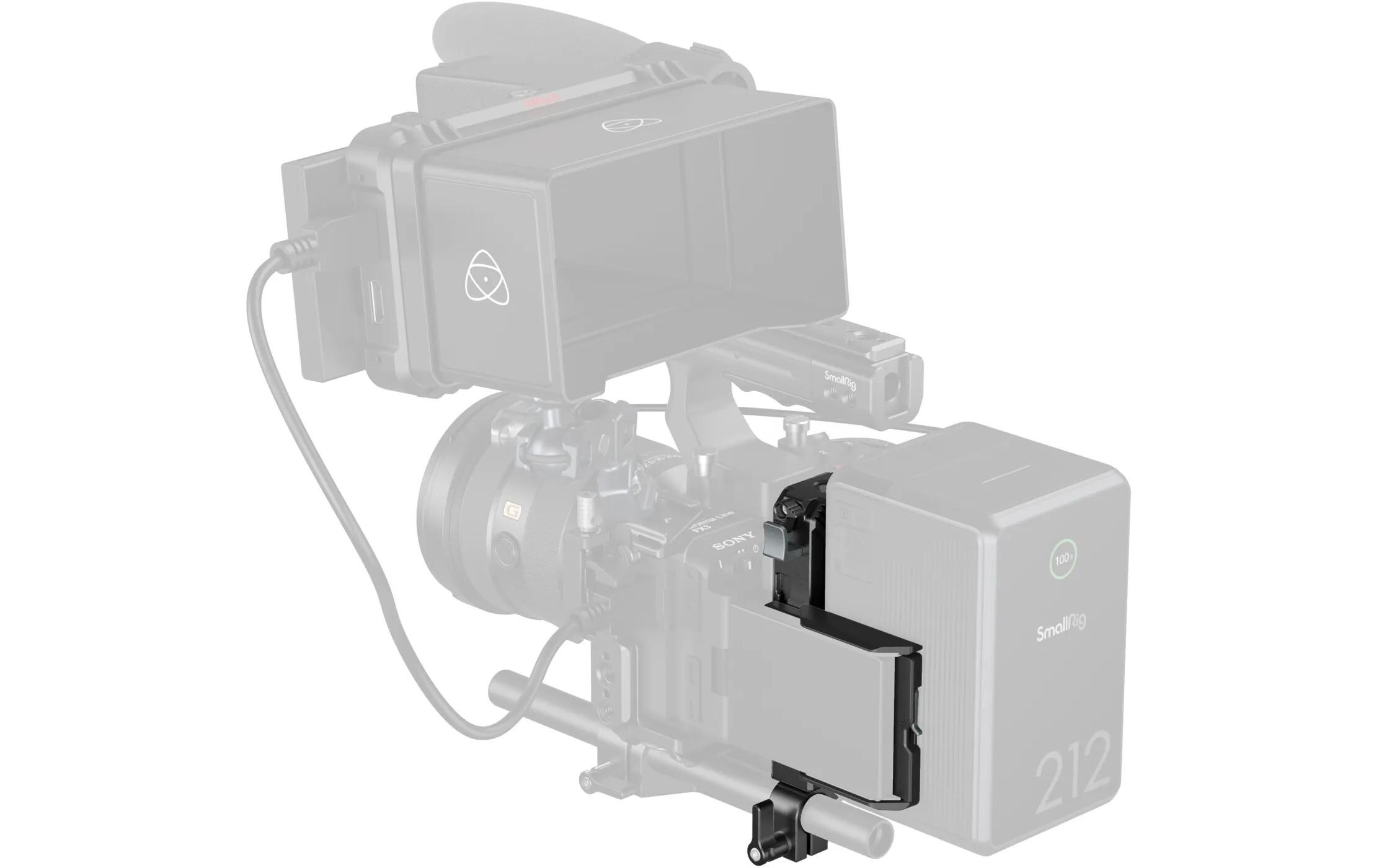 Smallrig V-Mount-Akkuplatte für 15 mm LWS-Rods