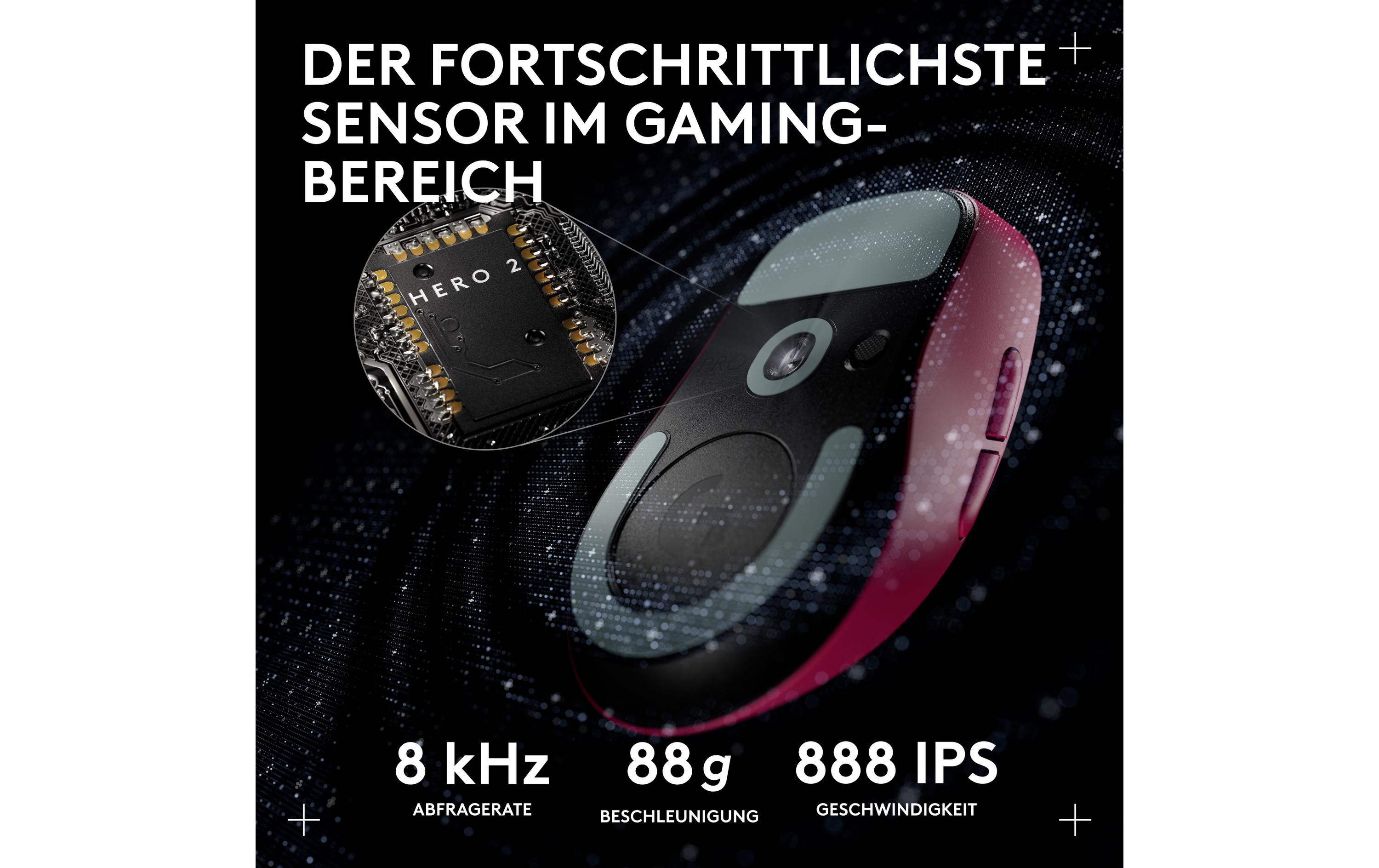 Logitech Gaming-Maus Pro X Superlight Dex Pink