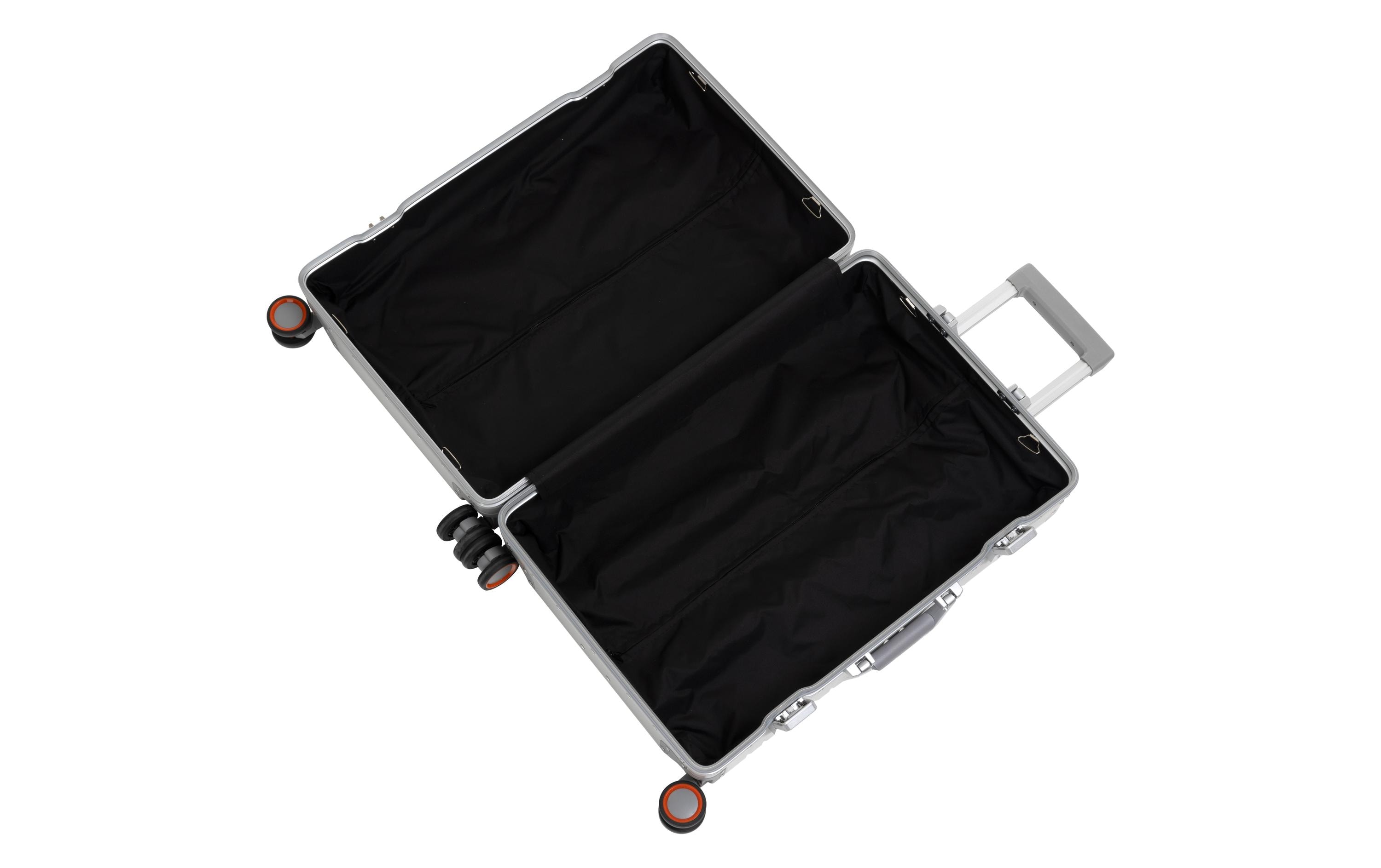 KOOR Reisekoffer Aluminium 40 L, Silber