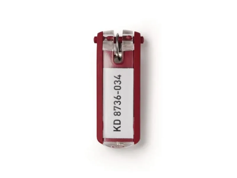 DURABLE Schlüsselanhänger 6 Stück, Rot DURABLE Schlüsselanhänger 6 Stück, Rot