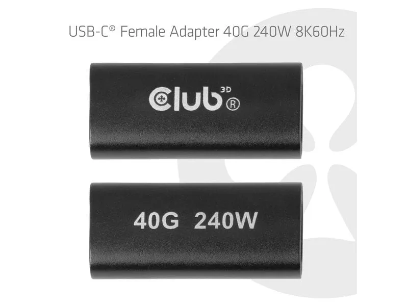 Club 3D USB-C Buchsenadapter USB Type-C - USB Type-C