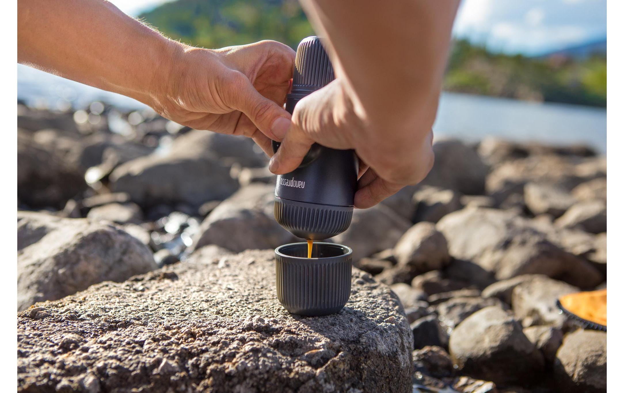 Wacaco Reisekaffeemaschine Nanopresso Schwarz