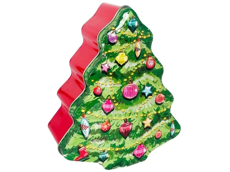 Dameco Guetzli-Dose Tannenbaum 18 x 15 x 7 cm, Mehrfarbig Dameco Guetzli-Dose Tannenbaum 18 x 15 x 7 cm, Mehrfarbig