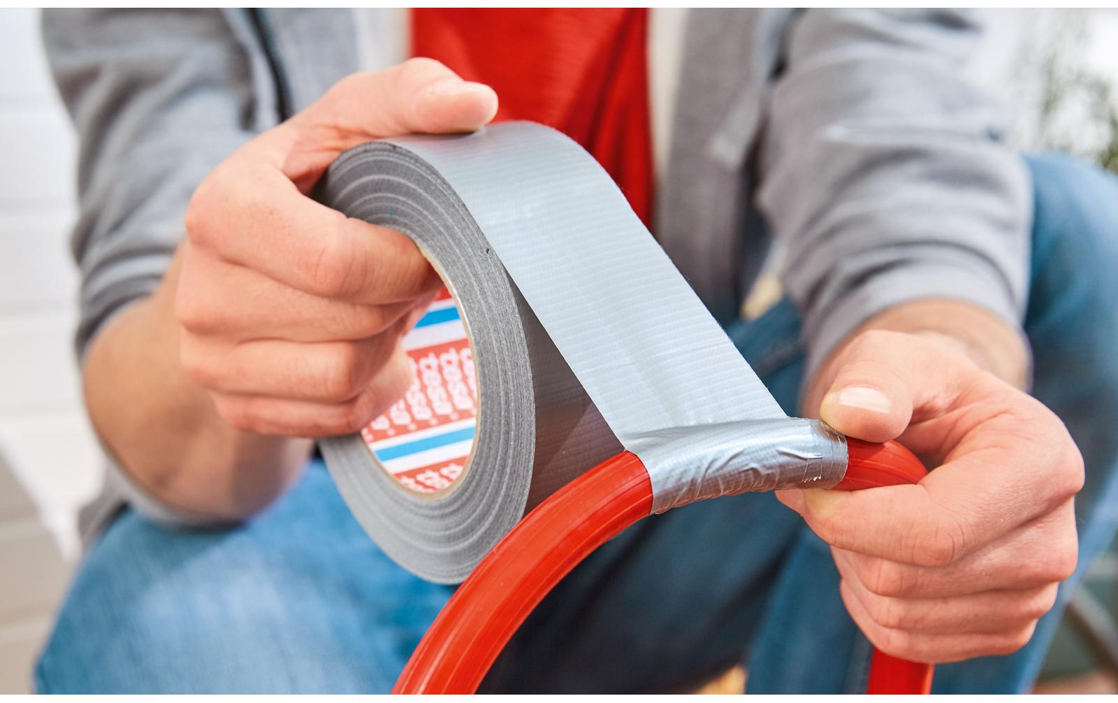 tesa Gewebeband Pro Strong Duct Tape Schwarz - 50 m x 50 mm