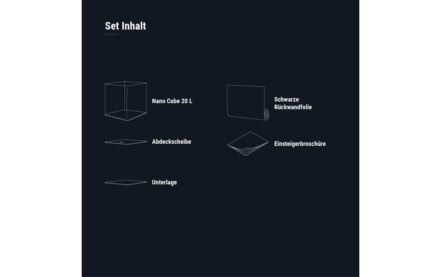 Dennerle Aquarium Nano Cube, 20 l