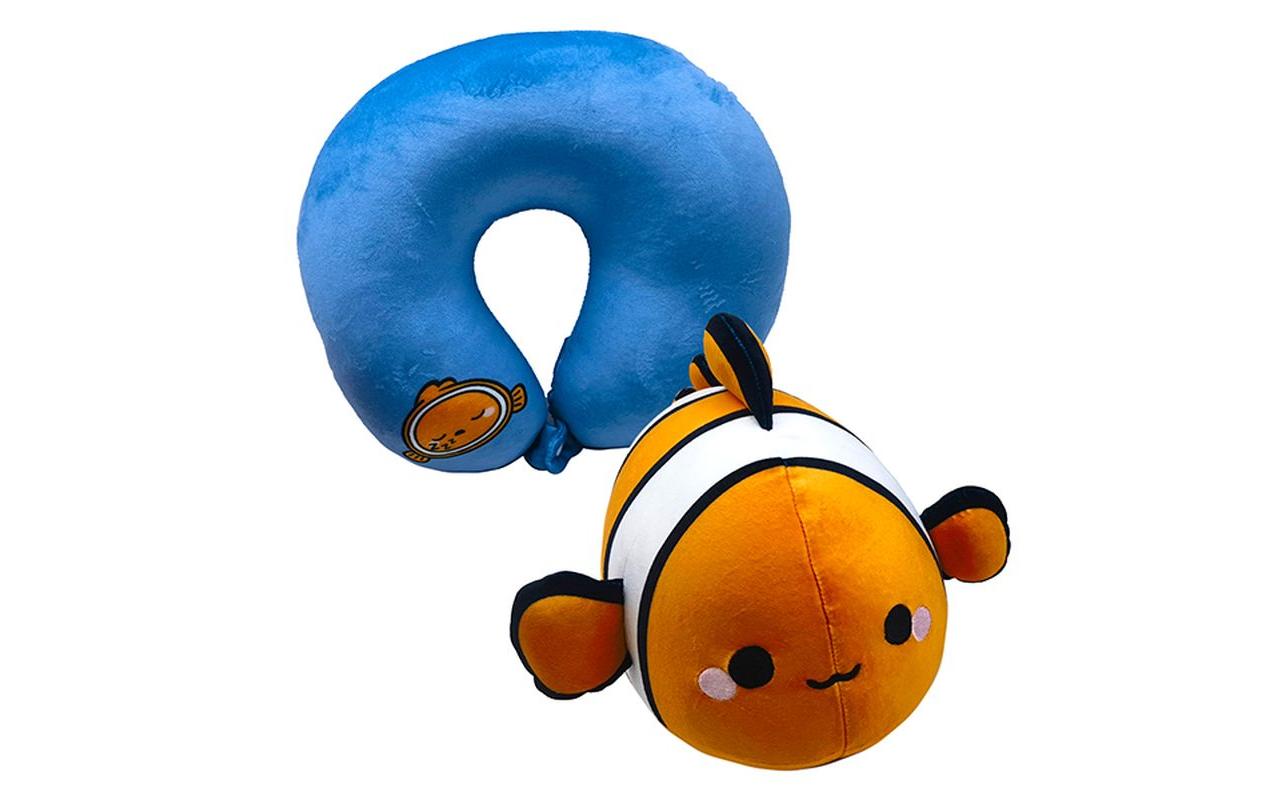 Sombo Reisekissen Plüsch 2 in 1 Clownfisch