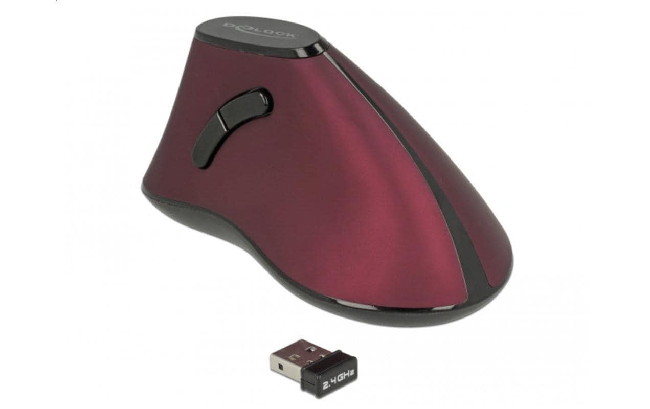 Delock Ergonomische Maus 12528 USB kabellos