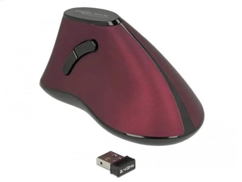Delock Ergonomische Maus 12528 USB kabellos Delock Ergonomische Maus 12528 USB kabellos
