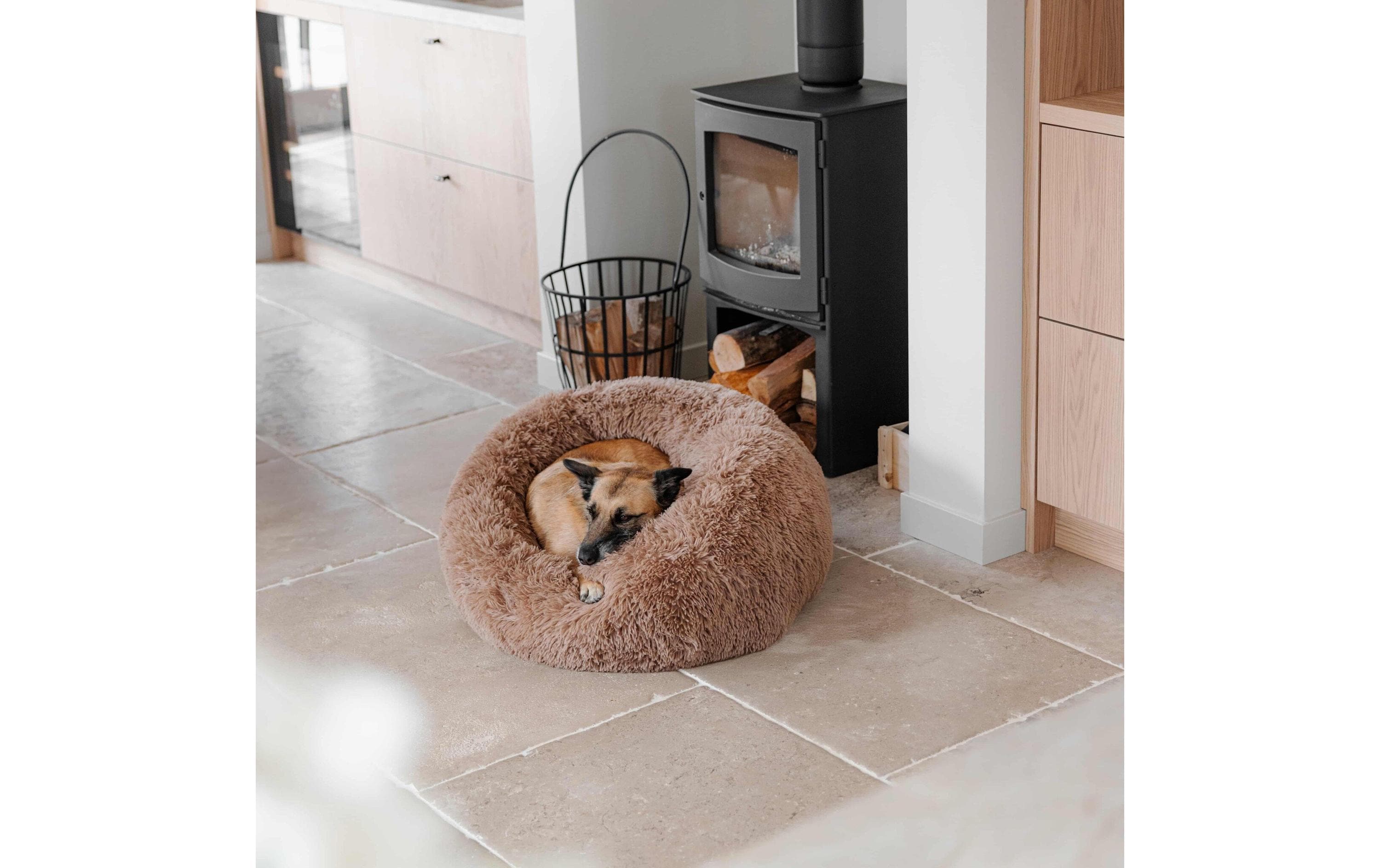 District 70 Hunde-Bett Fuzz inkl. Zipper, Dark Grey, L District 70 Hunde-Bett Fuzz inkl. Zipper, Dark Grey, L