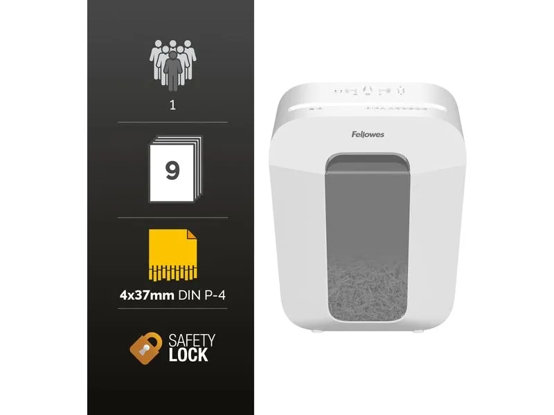 Fellowes Aktenvernichter LX50 Weiss